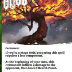 Tree in flames en