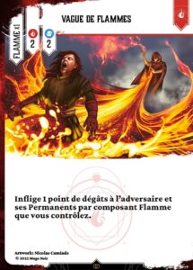 Vague de flammes fr