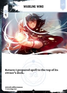 Whirling wind en