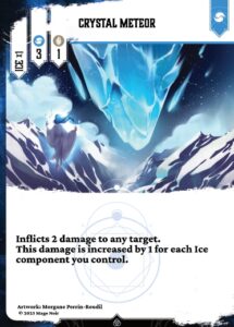 Crystal meteor en