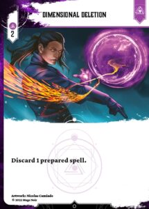 Dimensional deletion en