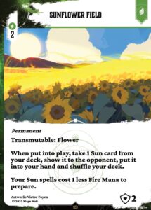 Sunflower field en