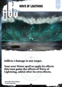 Wave of lightning en
