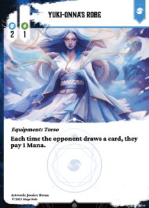 Yuki onna s robe en